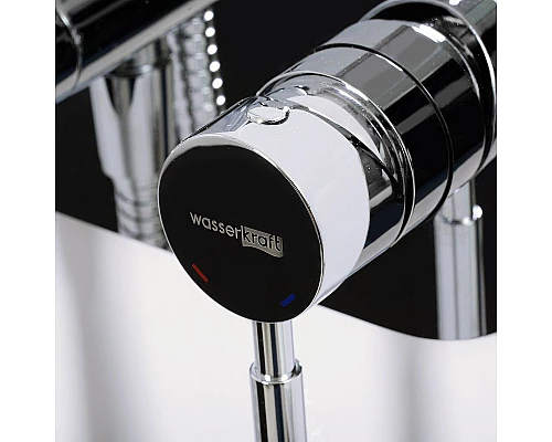 Купить Гигиенический душ со смесителем WasserKRAFT Main 4138 Хром в магазине сантехники Santeh-Crystal.ru