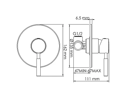Заказать Душевая система WasserKRAFT Main A12429 Хром в магазине сантехники Santeh-Crystal.ru