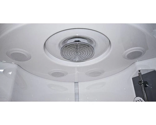 Приобрести Душевой бокс Radomir Лаура 128x128 1-04-1-0-4-0880 профиль Белый стекло прозрачное в магазине сантехники Santeh-Crystal.ru