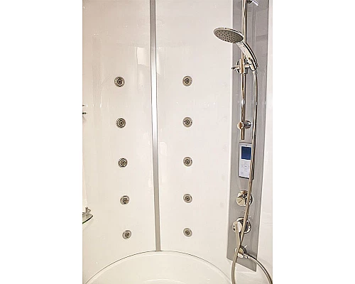 Приобрести Душевой бокс Radomir Лаура 128x128 1-04-1-0-4-0880 профиль Белый стекло прозрачное в магазине сантехники Santeh-Crystal.ru