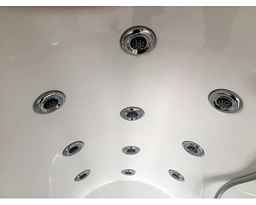 Заказать Душевой бокс Royal Bath ALP 170х100 RB170ALP-C-CH-L с гидромассажем стекло матовое задняя стенка Белая в магазине сантехники Santeh-Crystal.ru