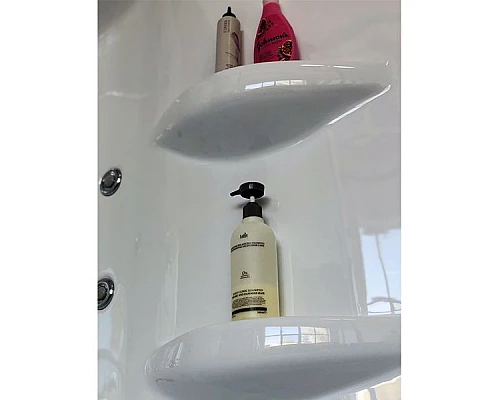 Заказать Душевой бокс Royal Bath ALP 150х100 RB150ALP-C-CH-R с гидромассажем стекло матовое задняя стенка Белая в магазине сантехники Santeh-Crystal.ru