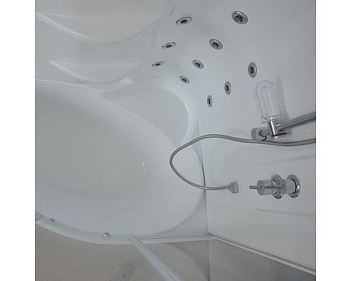 Заказать Душевой бокс Royal Bath ALP 150x100 RB150ALP-T-L с гидромассажем в магазине сантехники Santeh-Crystal.ru