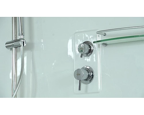 Приобрести Душевой бокс Timo Lux 150x150 T-7755 с гидромассажем в магазине сантехники Santeh-Crystal.ru