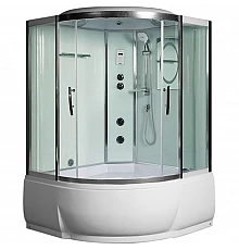 Душевой бокс WeltWasser WW500 Emmer 13555 135x135 10000003290 профиль Хром стекло прозрачное