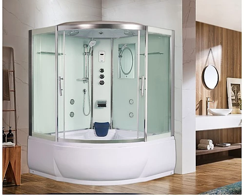 Заказать Душевой бокс WeltWasser WW500 Emmer 15055 150x150 10000003291 профиль Хром стекло прозрачное в магазине сантехники Santeh-Crystal.ru