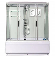 Душевой бокс WeltWasser WW500 Emmer 150/85/55-2 150х85 10000004659 профиль Хром стекло прозрачное