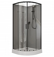 Душевая кабина Aquanet Passion EVO R Black 90х90 267257 без гидромассажа