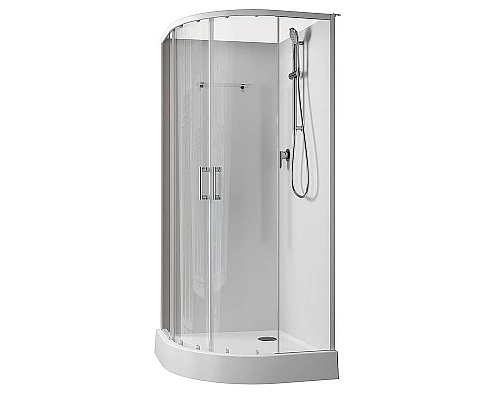 Заказать Душевая кабина Aquanet Passion EVO R White 100х100 281965 без гидромассажа в магазине сантехники Santeh-Crystal.ru