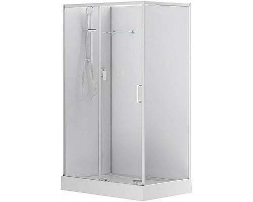 Приобрести Душевая кабина Aquanet Passion EVO White 120х80 L 281973 без гидромассажа в магазине сантехники Santeh-Crystal.ru