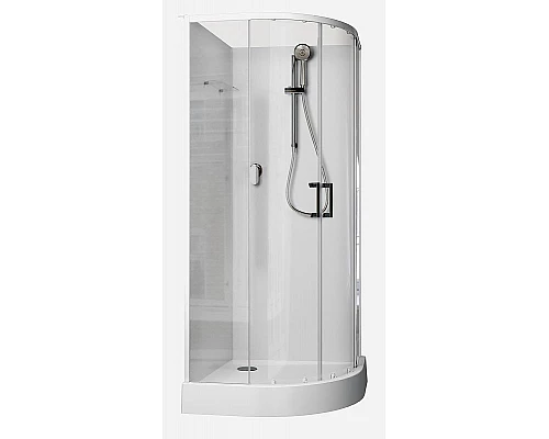 Заказать Душевая кабина Aquanet Passion EVO R White 80х80 281961 без гидромассажа в магазине сантехники Santeh-Crystal.ru