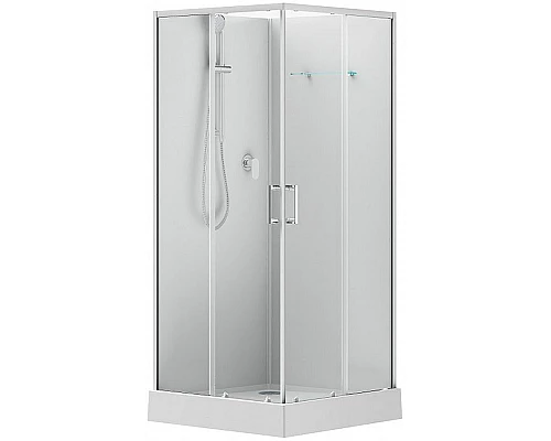 Купить Душевая кабина Aquanet Passion EVO S White 90х90 281963 без гидромассажа в магазине сантехники Santeh-Crystal.ru