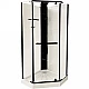 Купить Душевая кабина Cerutti SPA Chika 90х90 901B без гидромассажа в магазине сантехники Santeh-Crystal.ru
