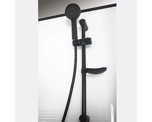 Заказать Душевая кабина Grossman GR250 100x100 Черная без гидромассажа в магазине сантехники Santeh-Crystal.ru