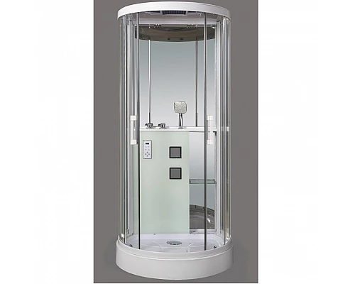 Заказать Душевая кабина Grossman GR-140 100x90 профиль Белый стекло прозрачное в магазине сантехники Santeh-Crystal.ru