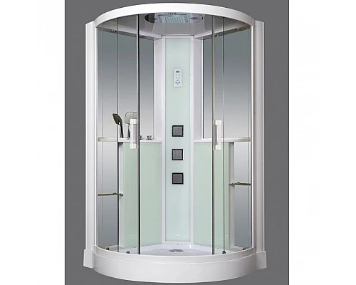 Приобрести Душевая кабина Grossman GR-142 120x120 профиль Белый стекло прозрачное в магазине сантехники Santeh-Crystal.ru