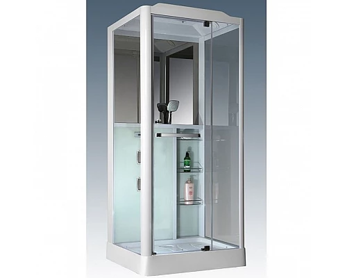 Заказать Душевая кабина Grossman GR-126 100x90 профиль Белый стекло прозрачное в магазине сантехники Santeh-Crystal.ru