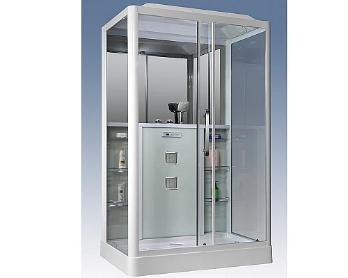 Купить Душевая кабина Grossman GR-128 135x90 профиль Белый стекло прозрачное в магазине сантехники Santeh-Crystal.ru