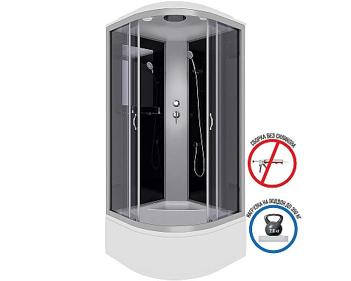 Купить Душевая кабина Niagara 80x80 NG-2507-14 без гидромассажа в магазине сантехники Santeh-Crystal.ru