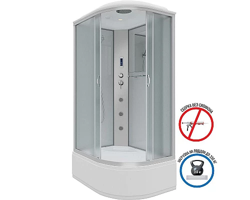 Приобрести Душевая кабина Niagara Classic 120х80 NG-3320-14L с гидромассажем в магазине сантехники Santeh-Crystal.ru