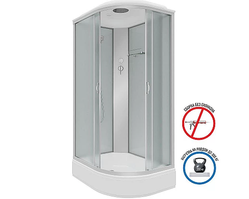 Приобрести Душевая кабина Niagara Classic 130х90 L NG-33394-14L без гидромассажа в магазине сантехники Santeh-Crystal.ru