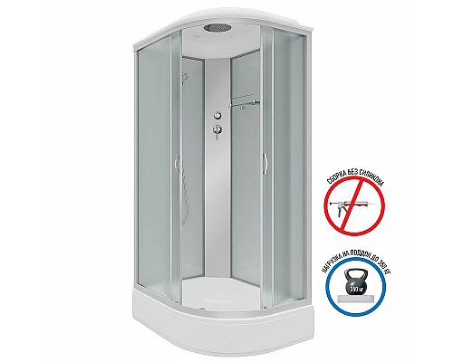 Купить Душевая кабина Niagara Classic 110х80 R NG-33184R без гидромассажа в магазине сантехники Santeh-Crystal.ru