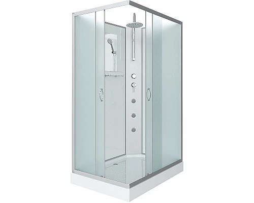 Приобрести Душевая кабина Niagara Classic 120х80 NG-43285-14QBKTG с гидромассажем в магазине сантехники Santeh-Crystal.ru