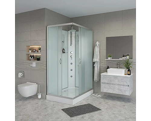 Приобрести Душевая кабина Niagara Classic 120х80 NG-43285-14QBKTG с гидромассажем в магазине сантехники Santeh-Crystal.ru