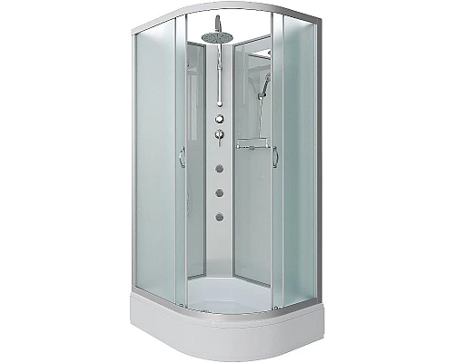 Приобрести Душевая кабина Niagara Classic 110х90 L NG-33194-14LBKTG с гидромассажем в магазине сантехники Santeh-Crystal.ru