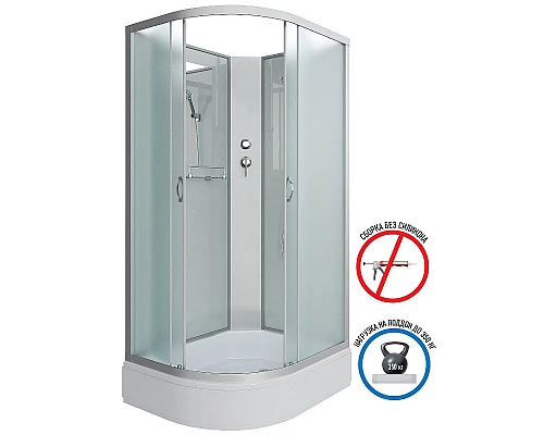 Купить Душевая кабина Niagara Classic 110х90 R NG-33194-14RBK без гидромассажа в магазине сантехники Santeh-Crystal.ru