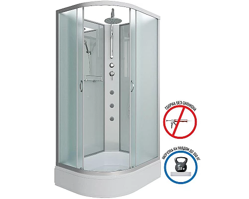 Приобрести Душевая кабина Niagara Classic 110х90 R NG-33194-14RBKTG с гидромассажем в магазине сантехники Santeh-Crystal.ru