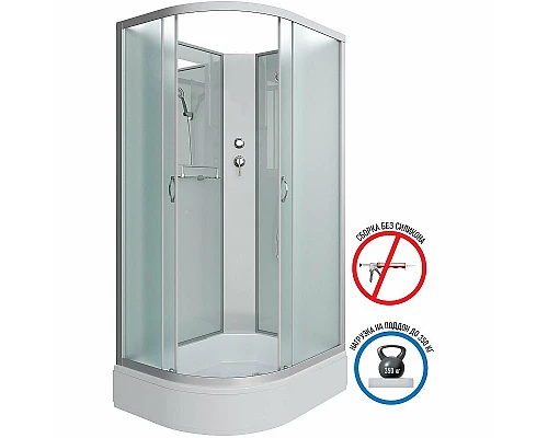 Заказать Душевая кабина Niagara Classic 120х90 R NG-33294-14RBK без гидромассажа в магазине сантехники Santeh-Crystal.ru