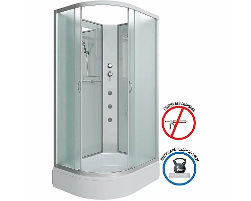 Заказать Душевая кабина Niagara Classic 120х90 R NG-33294-14RBKG с гидромассажем в магазине сантехники Santeh-Crystal.ru