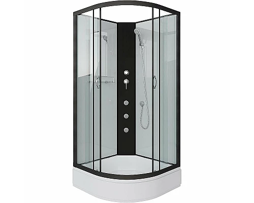 Приобрести Душевая кабина Niagara Classic 80х80 NG-6703-14BKG с гидромассажем в магазине сантехники Santeh-Crystal.ru
