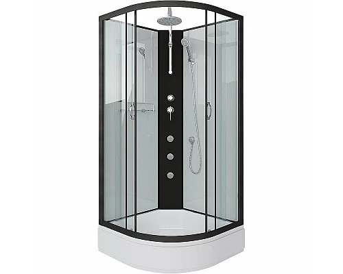 Заказать Душевая кабина Niagara Classic 80х80 NG-6703-14BKTG с гидромассажем в магазине сантехники Santeh-Crystal.ru