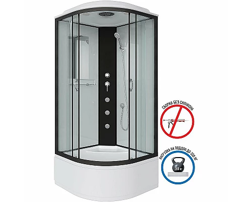 Заказать Душевая кабина Niagara Classic 90х90 NG-6708-14G с гидромассажем в магазине сантехники Santeh-Crystal.ru