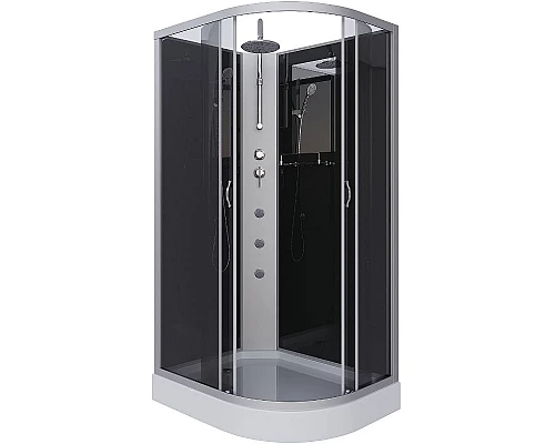 Приобрести Душевая кабина Niagara Classic 120х80 L NG-3512-14LBKTG с гидромассажем в магазине сантехники Santeh-Crystal.ru