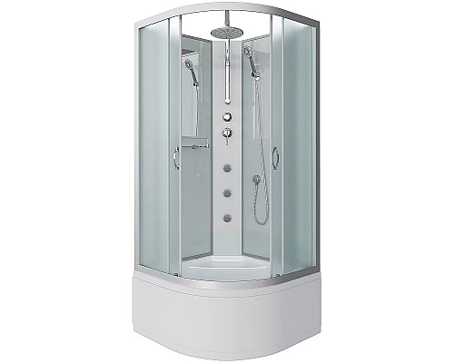 Заказать Душевая кабина Niagara Classic 80x80 NG-2307-14BKTG с гидромассажем в магазине сантехники Santeh-Crystal.ru