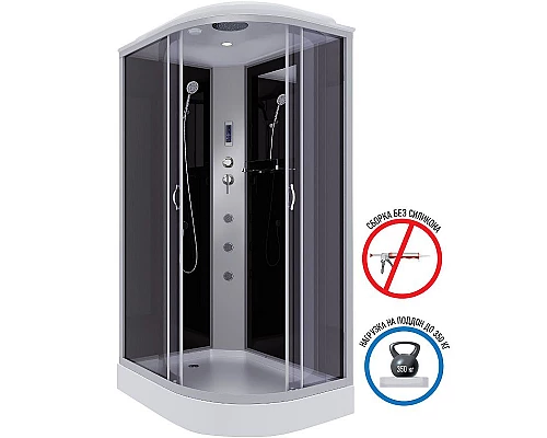 Заказать Душевая кабина Niagara Classic 120х80 L NG-3512-14LF с гидромассажем в магазине сантехники Santeh-Crystal.ru