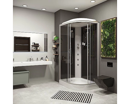 Купить Душевая кабина Niagara Classic 120х80 L NG-3512-14LG с гидромассажем в магазине сантехники Santeh-Crystal.ru