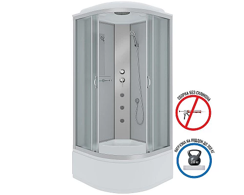 Заказать Душевая кабина Niagara Classic 80x80 NG-2307-14G с гидромассажем в магазине сантехники Santeh-Crystal.ru