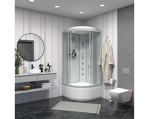 Приобрести Душевая кабина Niagara Classic 80x80 NG-2307-14F с гидромассажем в магазине сантехники Santeh-Crystal.ru