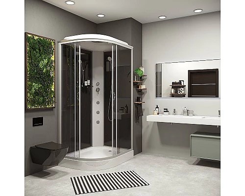 Заказать Душевая кабина Niagara Classic 120х80 R NG-3512-14RG с гидромассажем в магазине сантехники Santeh-Crystal.ru