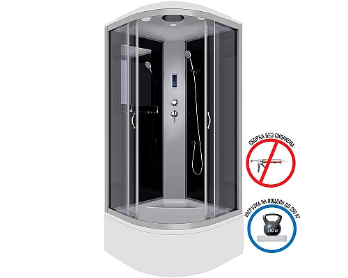 Купить Душевая кабина Niagara Classic 90x90 NG-2508-14P без гидромассажа в магазине сантехники Santeh-Crystal.ru