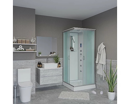 Заказать Душевая кабина Niagara Classic 90х90 NG-1101-14F с гидромассажем в магазине сантехники Santeh-Crystal.ru