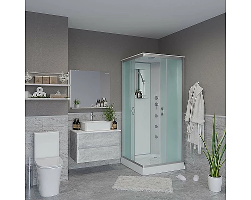 Приобрести Душевая кабина Niagara Classic 90х90 NG-1101-14G с гидромассажем в магазине сантехники Santeh-Crystal.ru