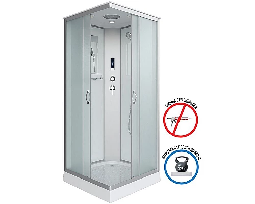 Приобрести Душевая кабина Niagara Classic 90х90 NG-1101-14P без гидромассажа в магазине сантехники Santeh-Crystal.ru