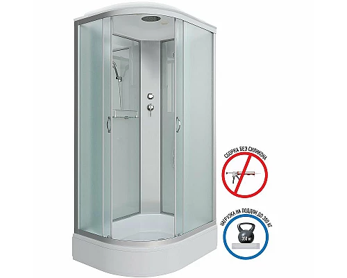 Купить Душевая кабина Niagara Classic 90х70 R NG-33974-14R без гидромассажа в магазине сантехники Santeh-Crystal.ru