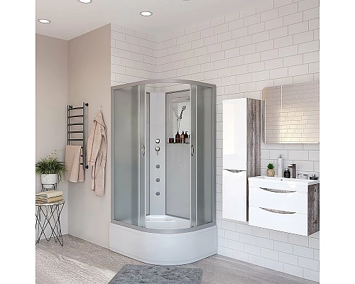 Заказать Душевая кабина Niagara Classic 120x80 L NG-2310-14LBKG с гидромассажем в магазине сантехники Santeh-Crystal.ru