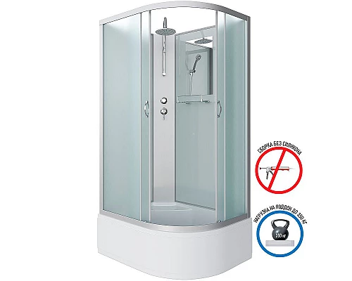 Приобрести Душевая кабина Niagara Classic 120x80 L NG-2310-14LBKT без гидромассажа в магазине сантехники Santeh-Crystal.ru